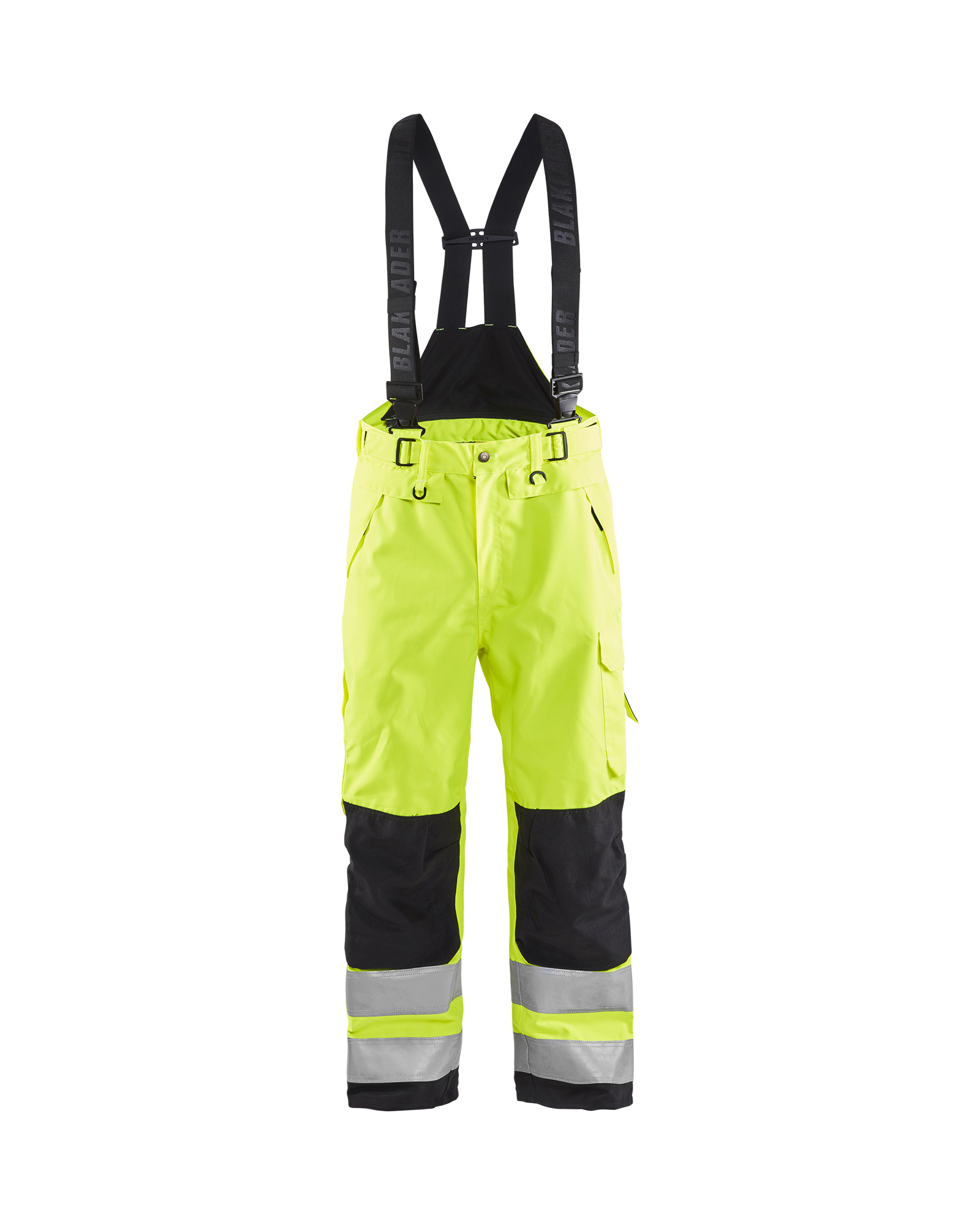 Pantalon à bretelles hardshell haute-visibilité Blåkläder 1867 Jaune fluo/Noir Blaklader - 186719773399C