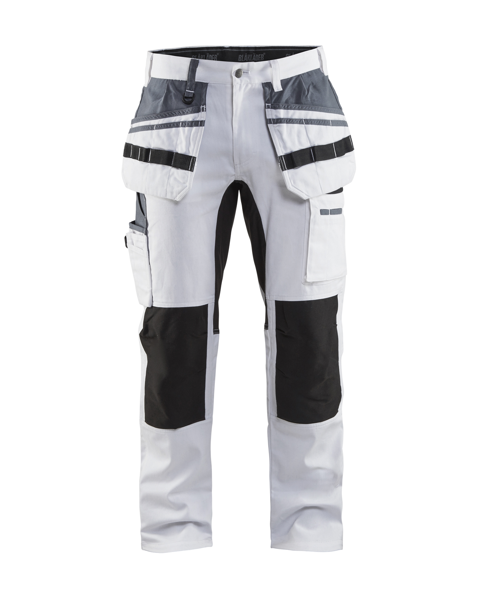 Pantalon peintre +stretch Blåkläder 1910 Blanc/Noir Blaklader - 191010001099C