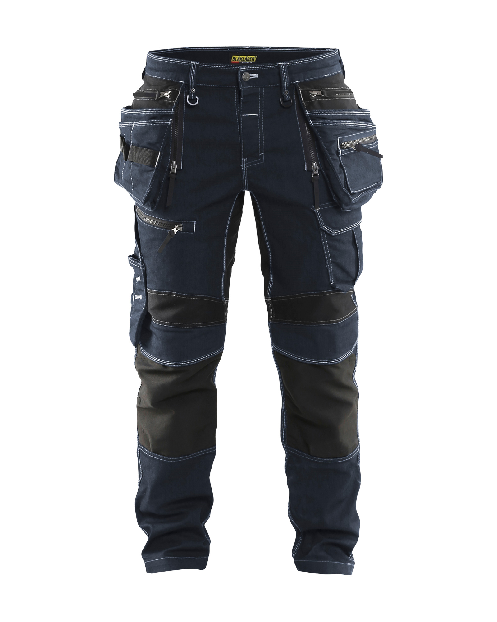 Pantalon X1900 Blaklader artisan stretch bleu marine et noir - 199011418999C