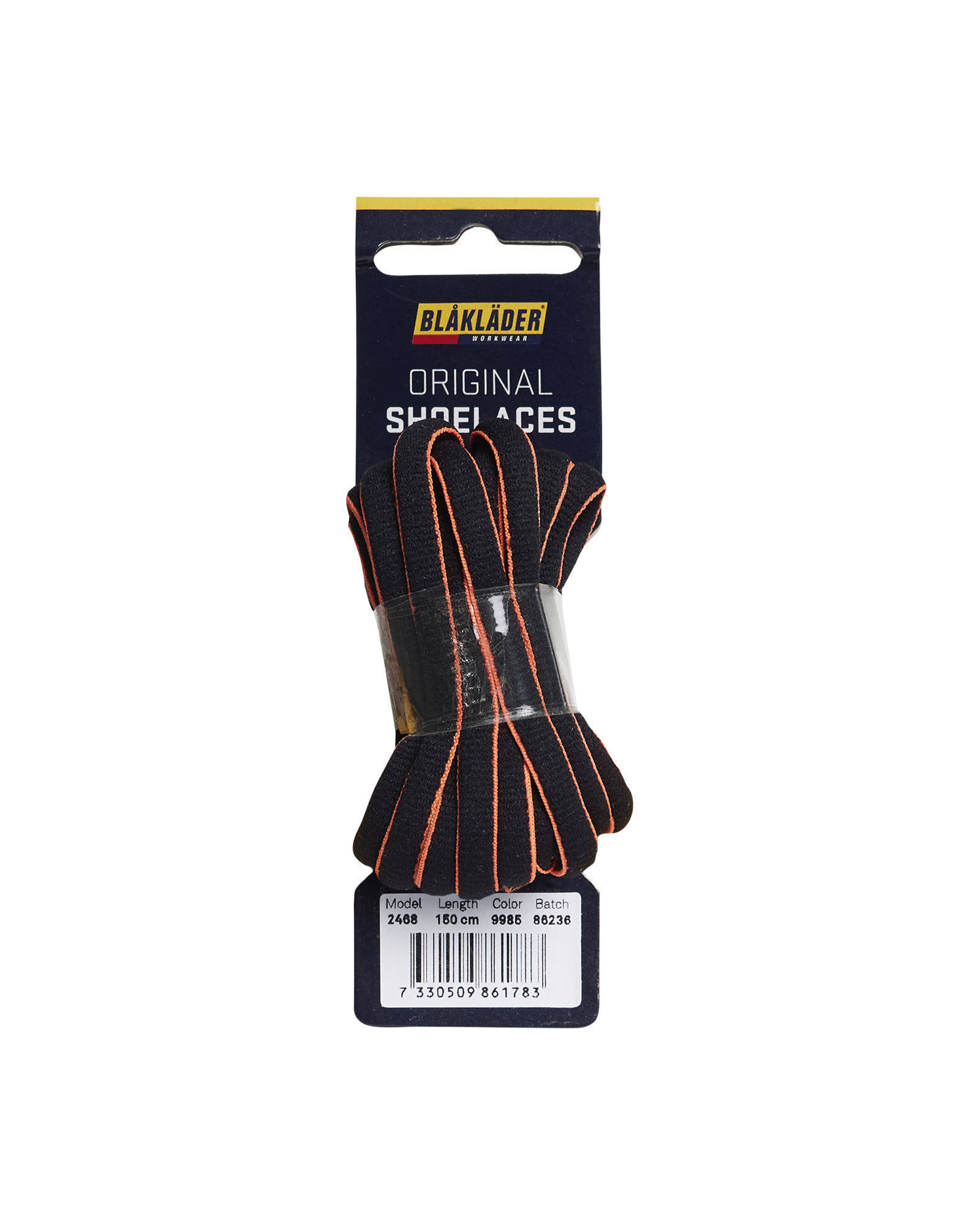 Lacets Blaklader 2468 Noir/Orange fluo Blaklader - 246800009953