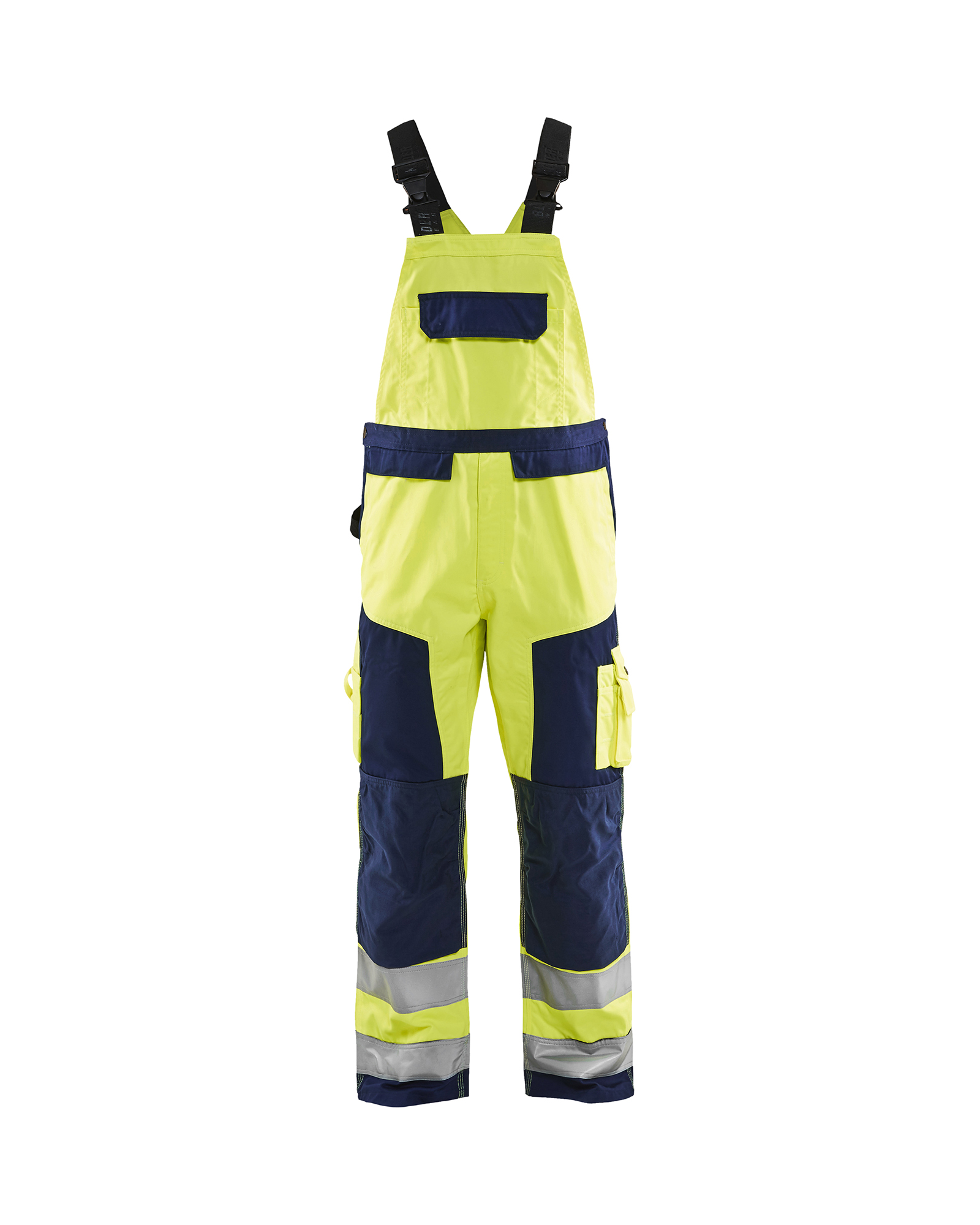 Cotte à bretelles haute-visibilité Blåkläder 2660 Jaune fluo/Marine Blaklader - 266018043389C