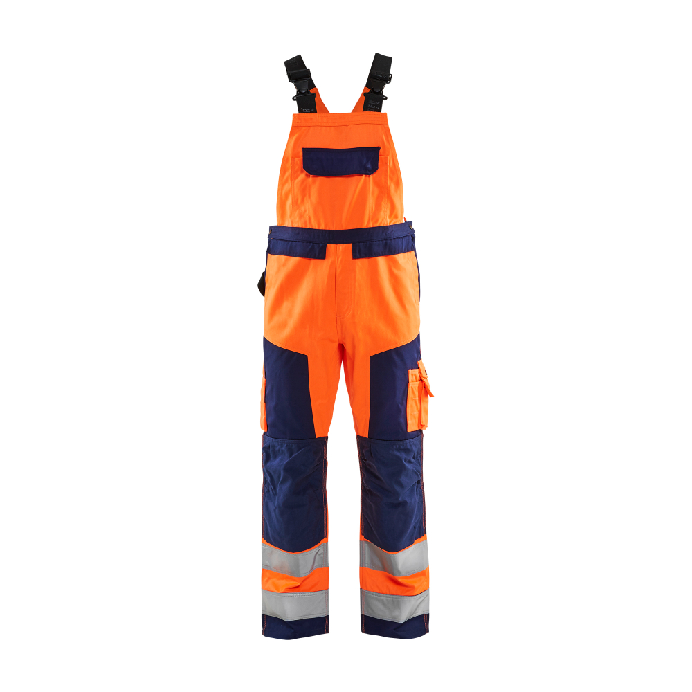 Cotte à bretelles haute-visibilité Blåkläder 2660 Orange fluo/Marine Blaklader - 266018045389C