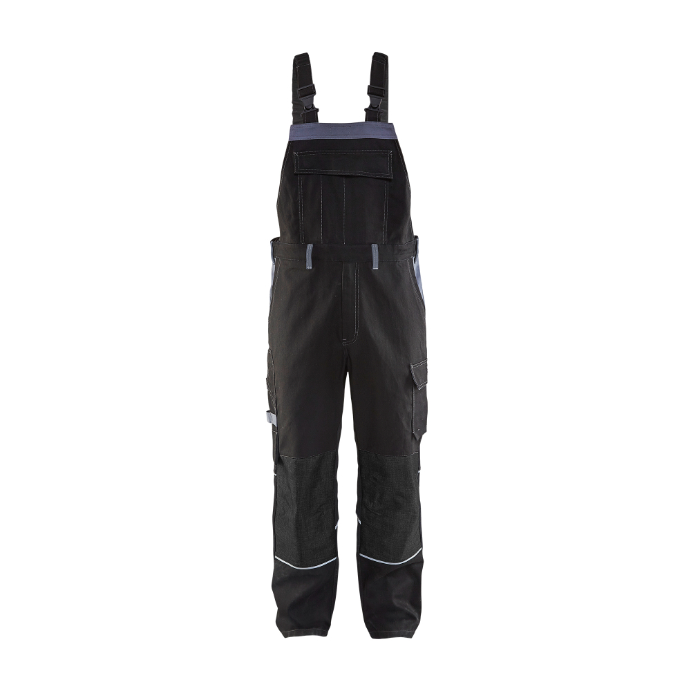 Cotte à bretelles retardant flamme Blåkläder 2861 Noir/Gris clair Blaklader - 286115169994C