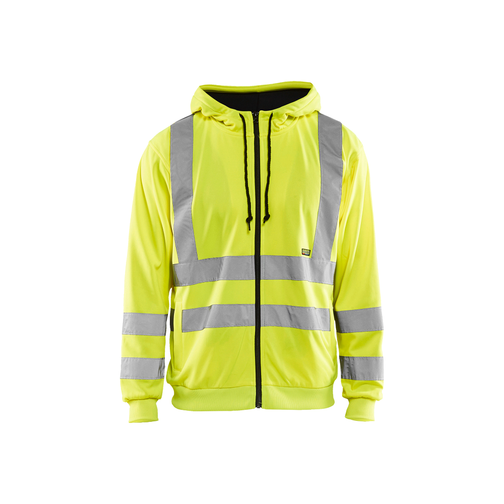 Sweat zippé à capuche haute-visibilité Blåkläder 3346 Jaune fluo Blaklader - 334619743300