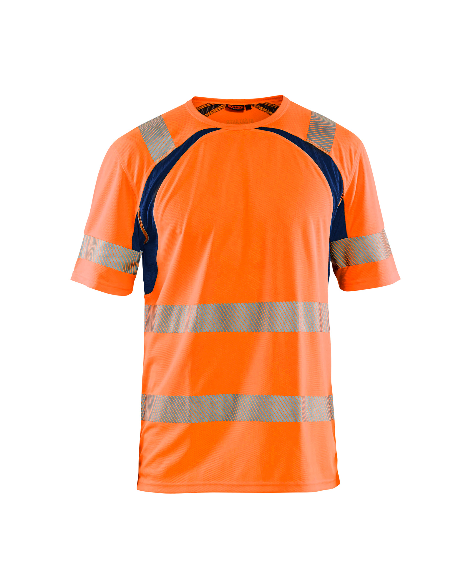 T-shirt haute-visibilité anti-UV Blåkläder 3397 Orange fluo/Marine Blaklader - 339710135389