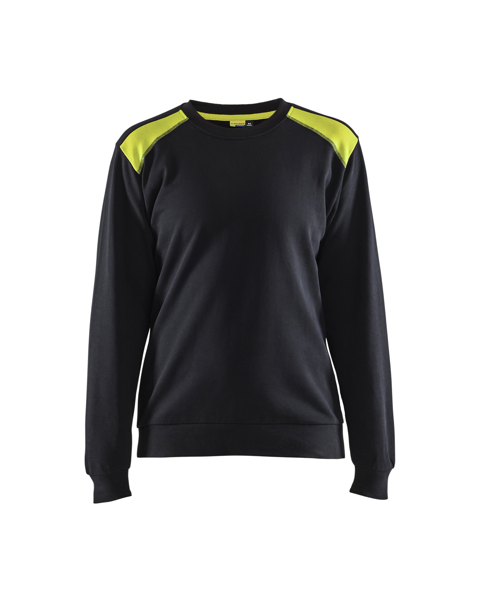Sweat femme Blåkläder 3408 Noir/Jaune fluo Blaklader - 340811589933