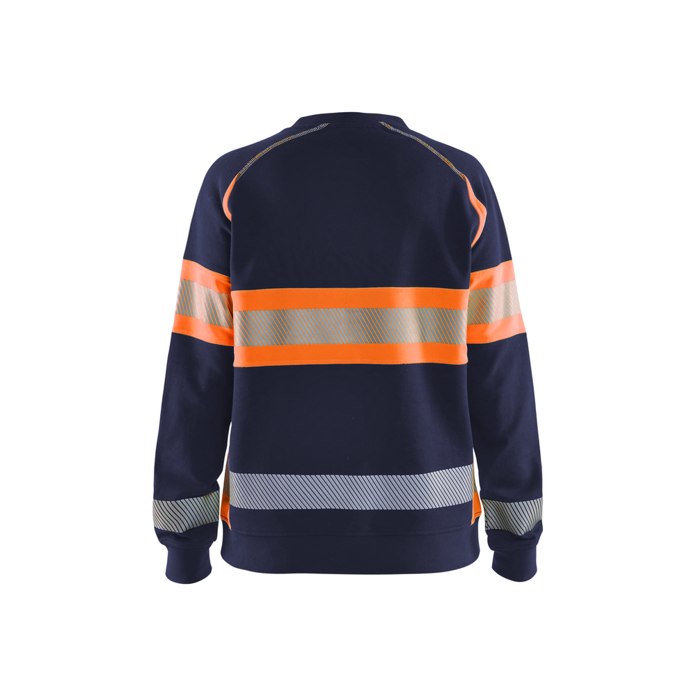 Sweat haute-visibilité femme Blåkläder 3409 Marine/Orange fluo Blaklader - 340911588953