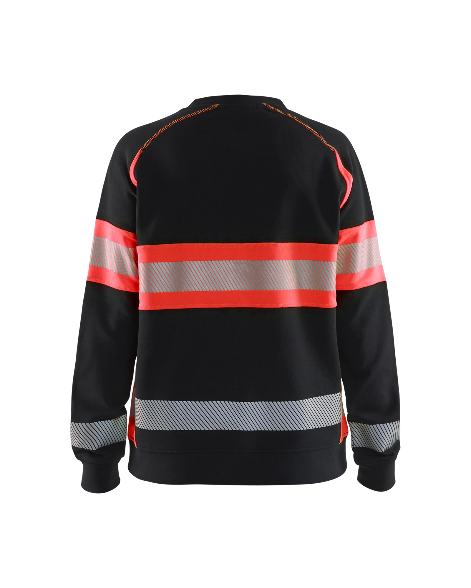 Sweat haute-visibilité femme Blåkläder 3409 Noir/Rouge fluo Blaklader - 340911589955