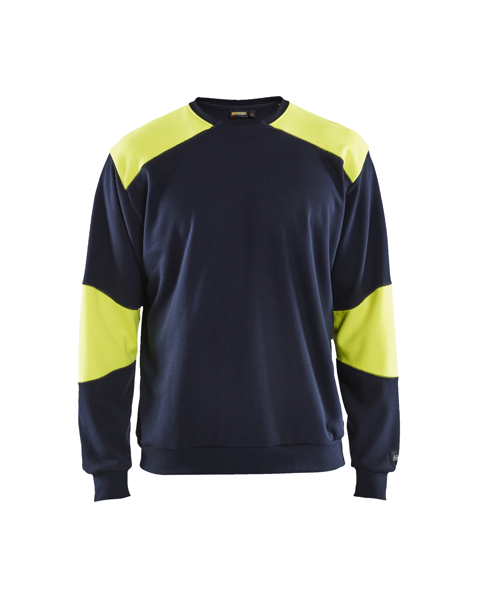 Sweat retardant flamme Blåkläder 3458 Marine/Jaune fluo Blaklader - 345817628933