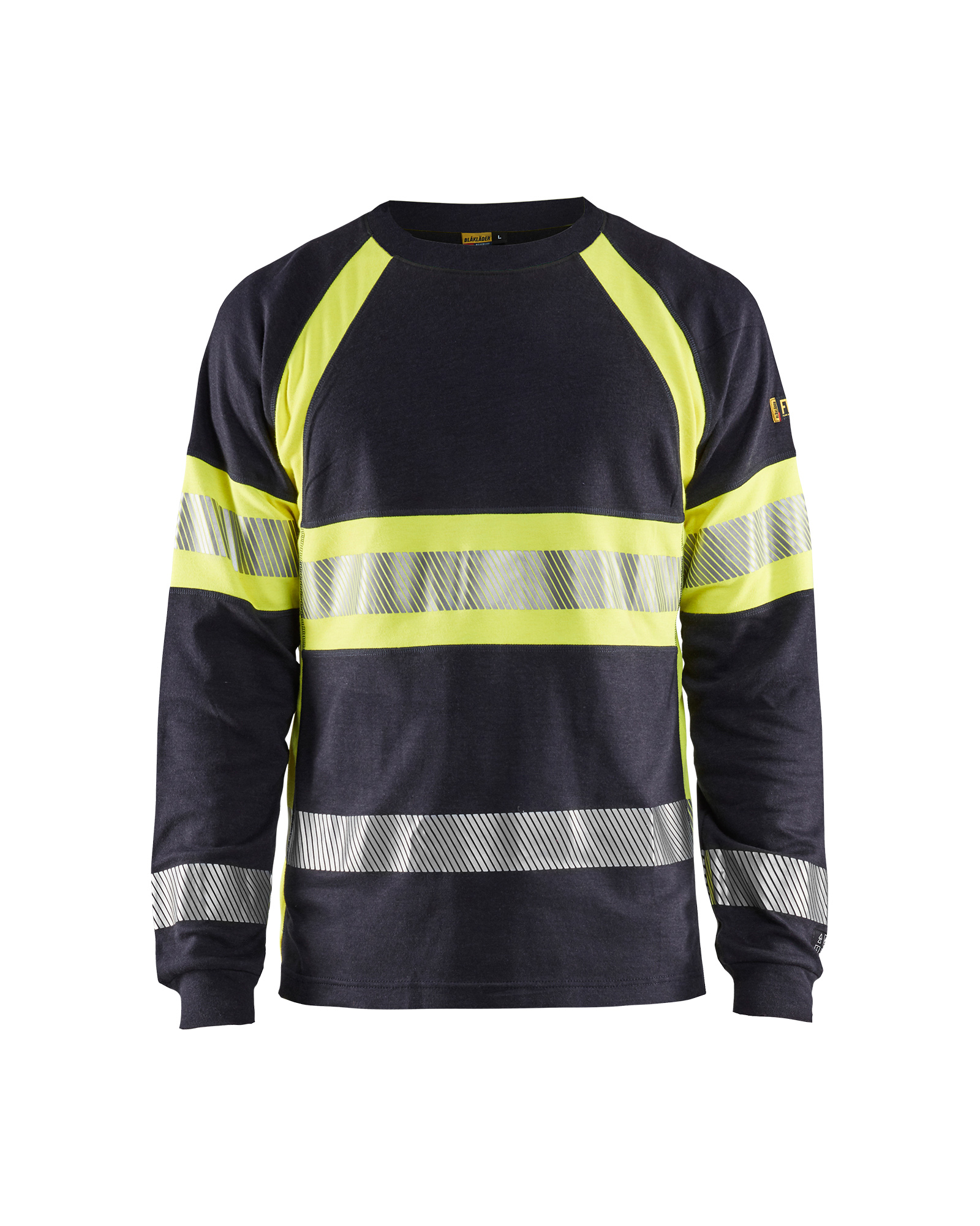T-shirt manches longues retardant flamme inhérent Blåkläder 3484 Marine/Jaune fluo Blaklader - 348417618933