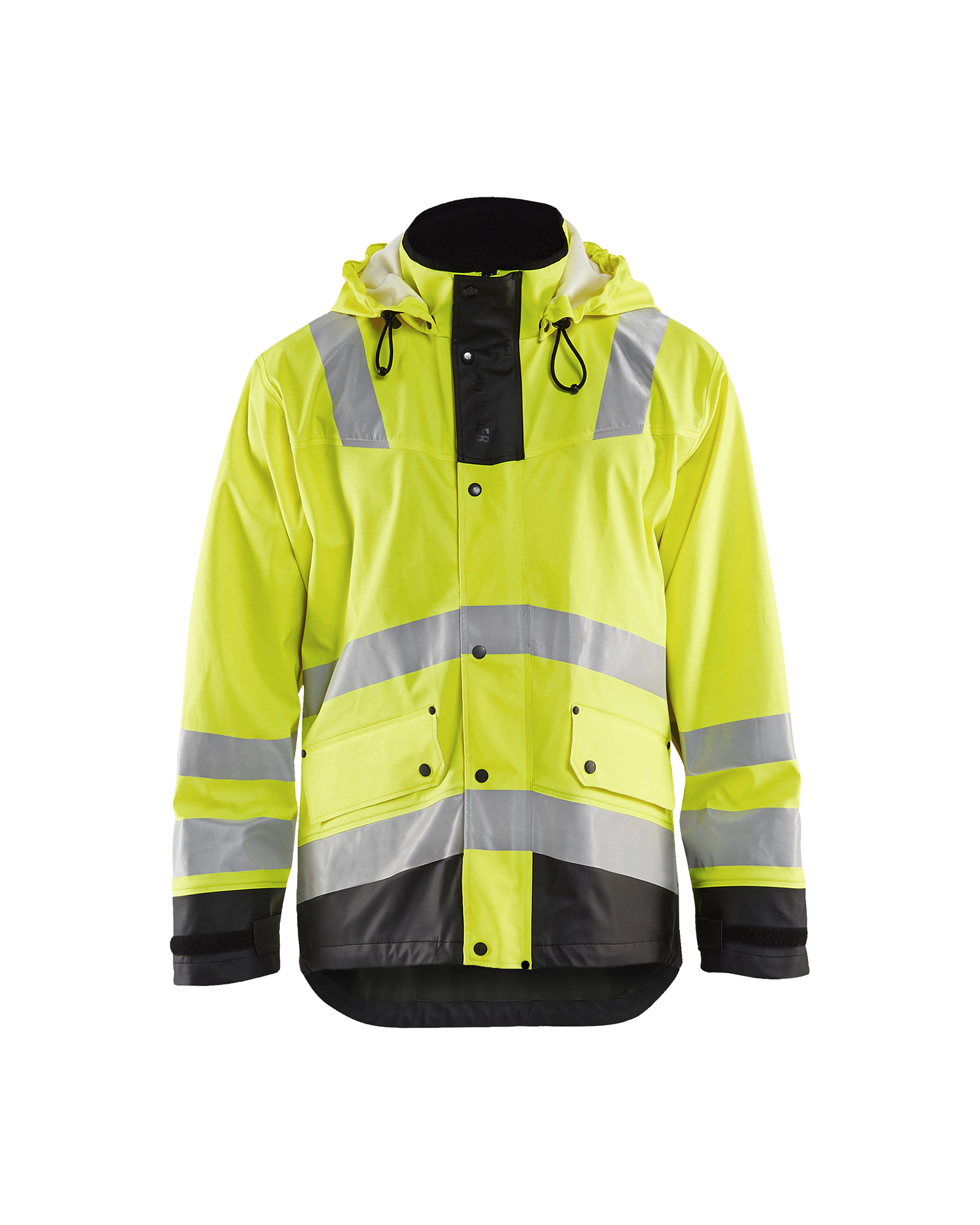 Veste de pluie doublée haute-visibilité niveau 2 Blåkläder 4307 Jaune fluo/Noir Blaklader - 430720033399