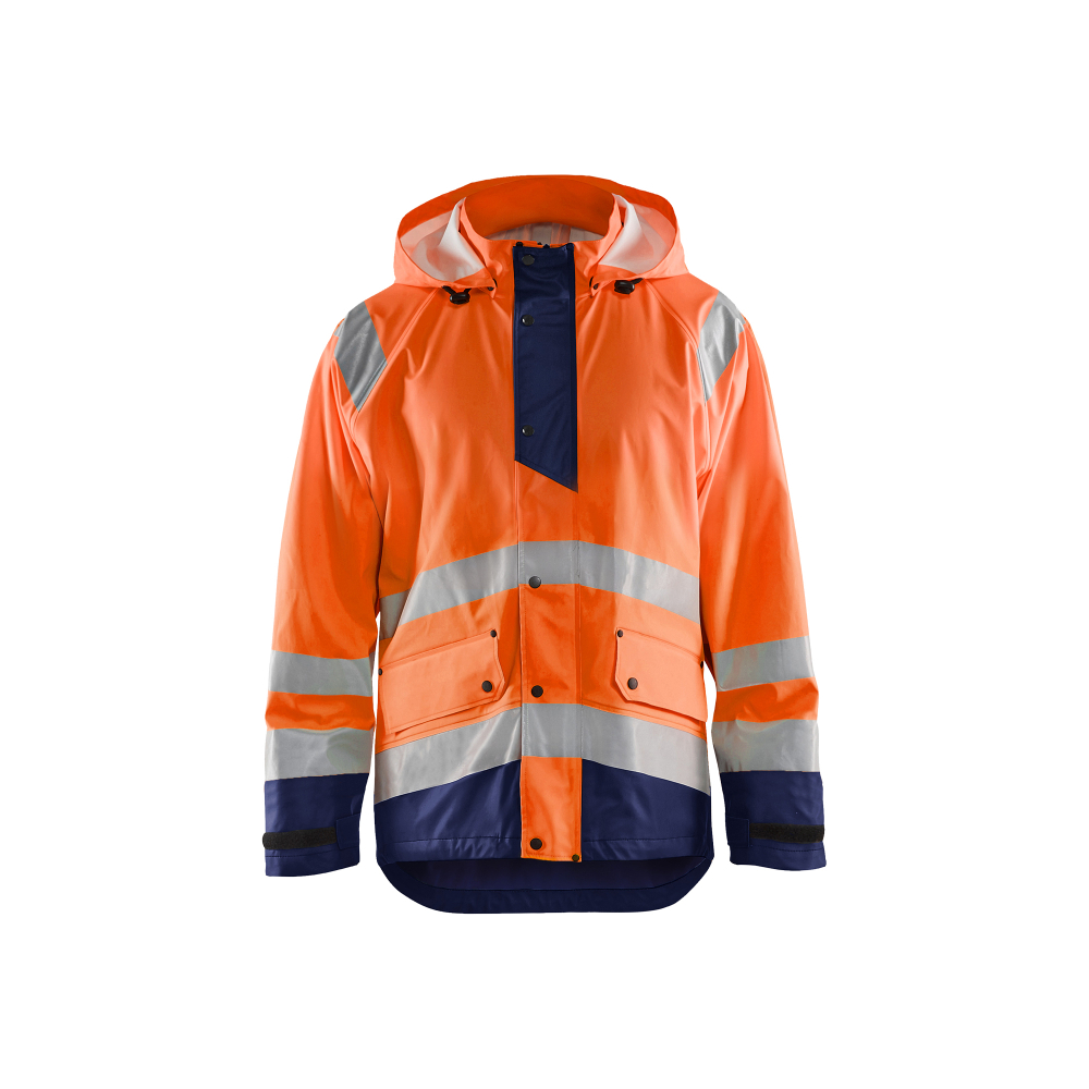 Veste de pluie haute-visibilité niveau 1 Blåkläder 4323 Orange fluo/Marine Blaklader - 432320005389