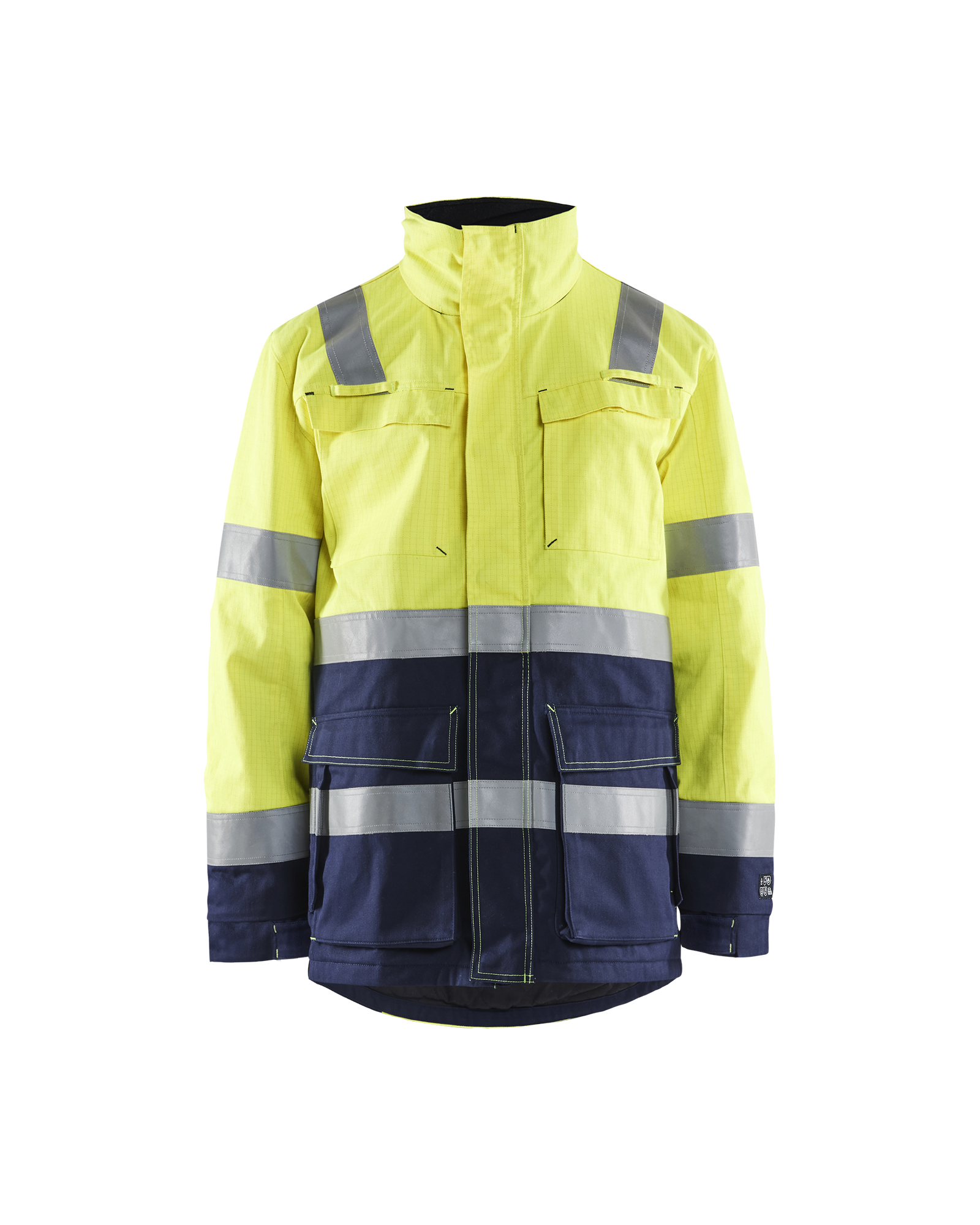 Parka hiver retardant flamme Blåkläder 4467 Jaune fluo/Marine Blaklader - 446715143389