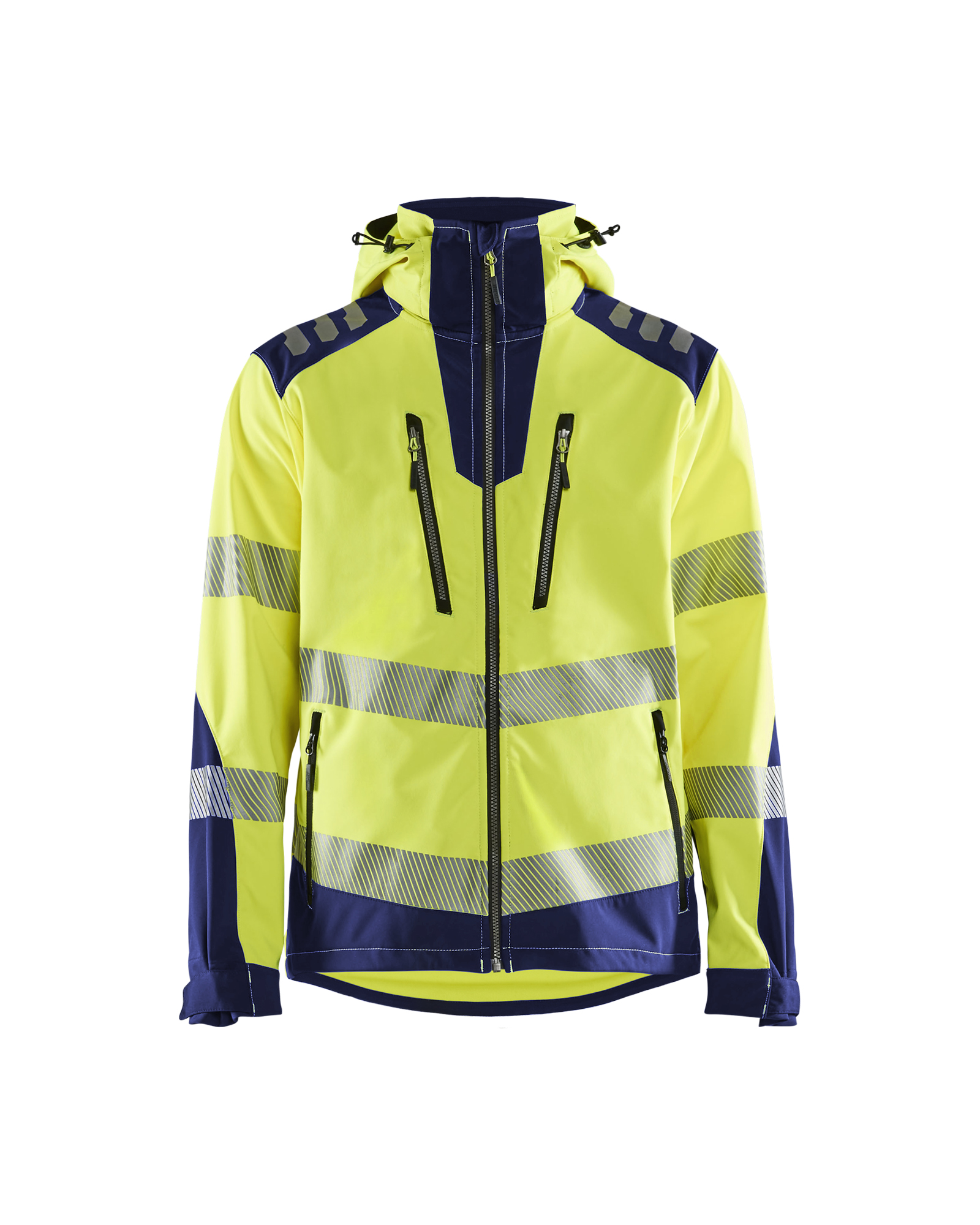 Veste Softshell haute-visibilité Blåkläder 4491 Jaune fluo/Marine Blaklader - 449125133389