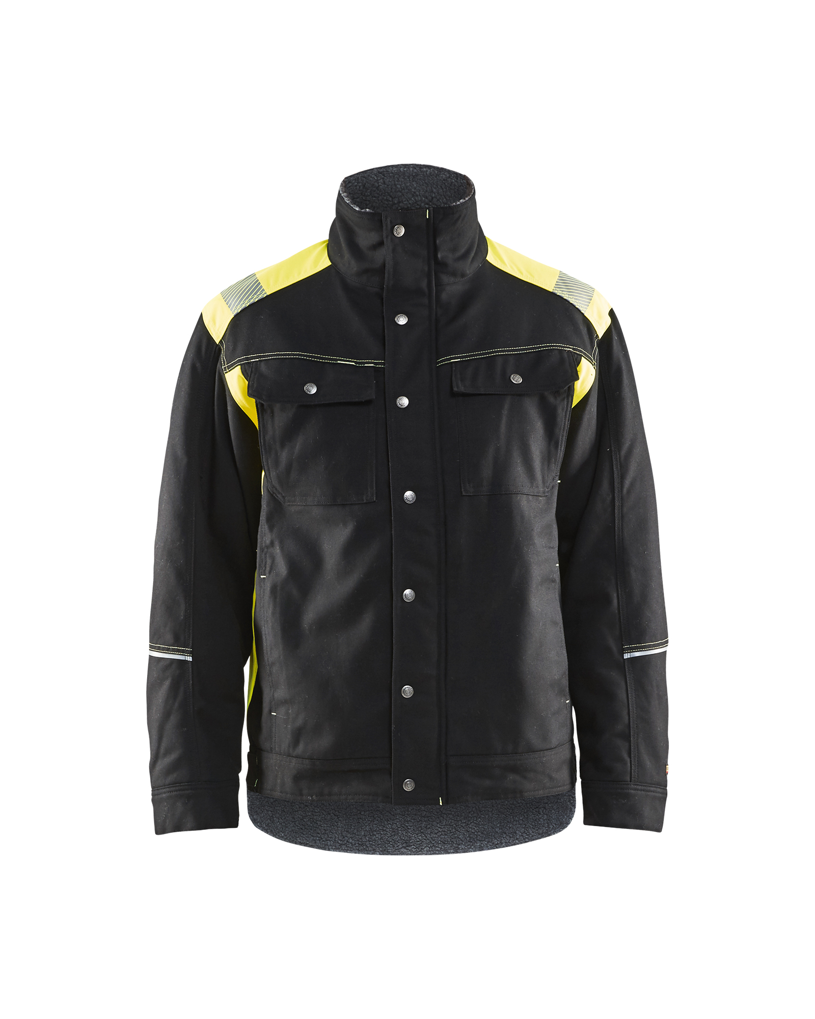 Veste doublée artisan détails fluo Blåkläder 4915 Noir/Jaune fluo Blaklader - 491513709933