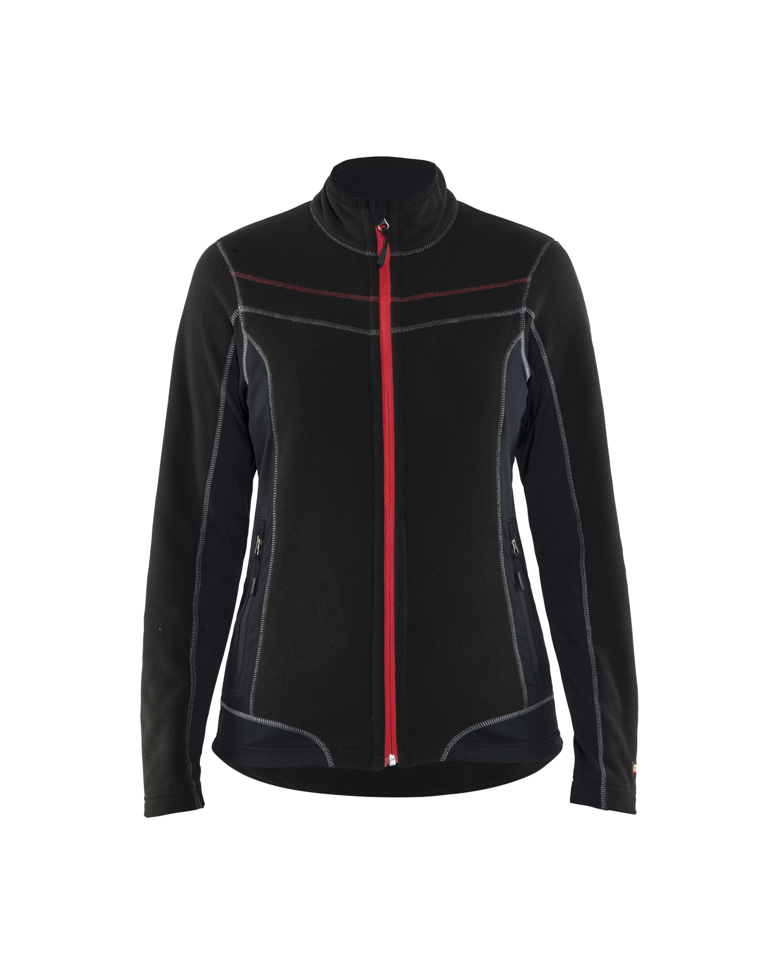 Veste micropolaire femme Blåkläder 4924 Noir/Rouge Blaklader - 492410109956