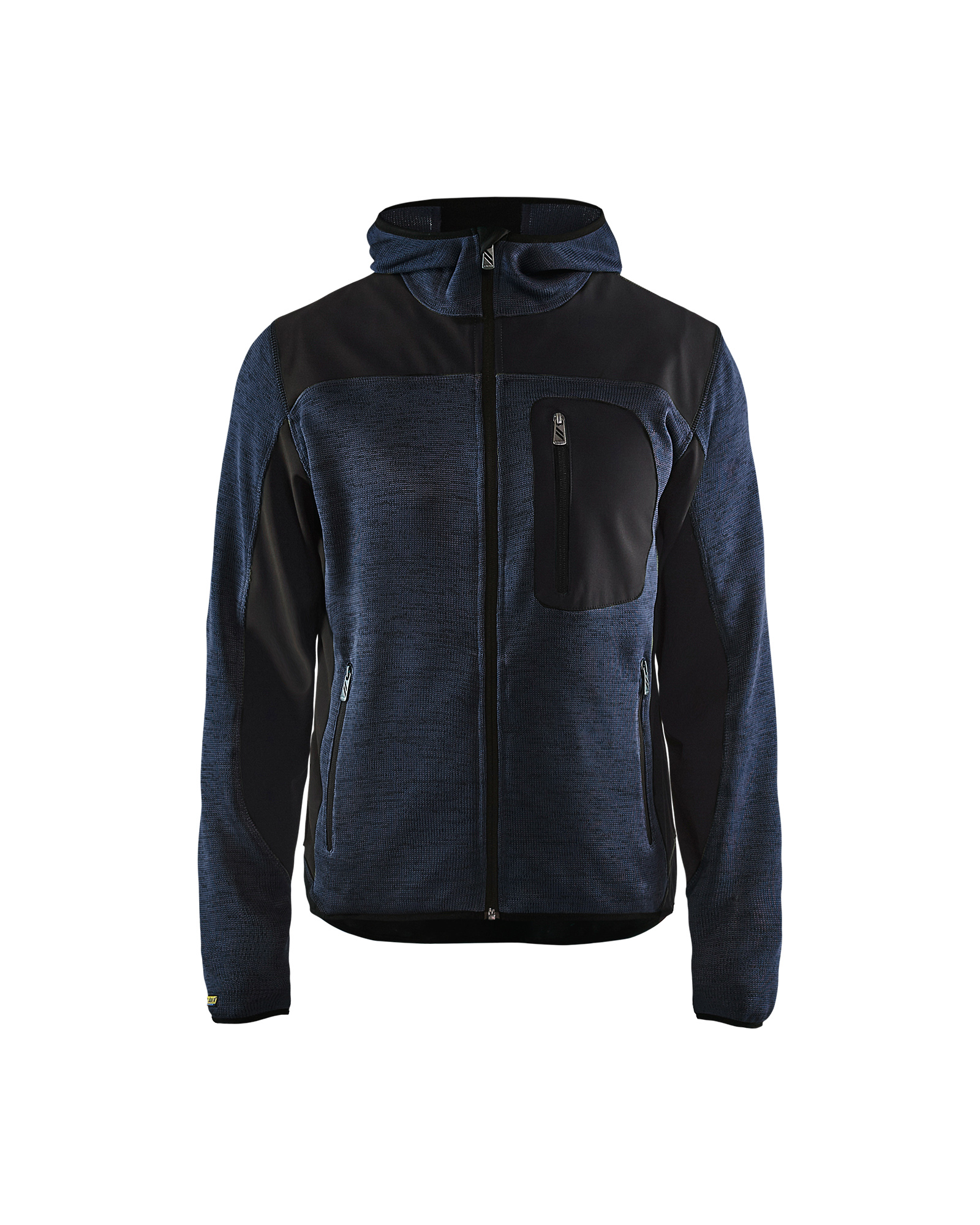 Veste tricotée à capuche Blåkläder 4930 Marine foncé/Noir Blaklader - 493021178699