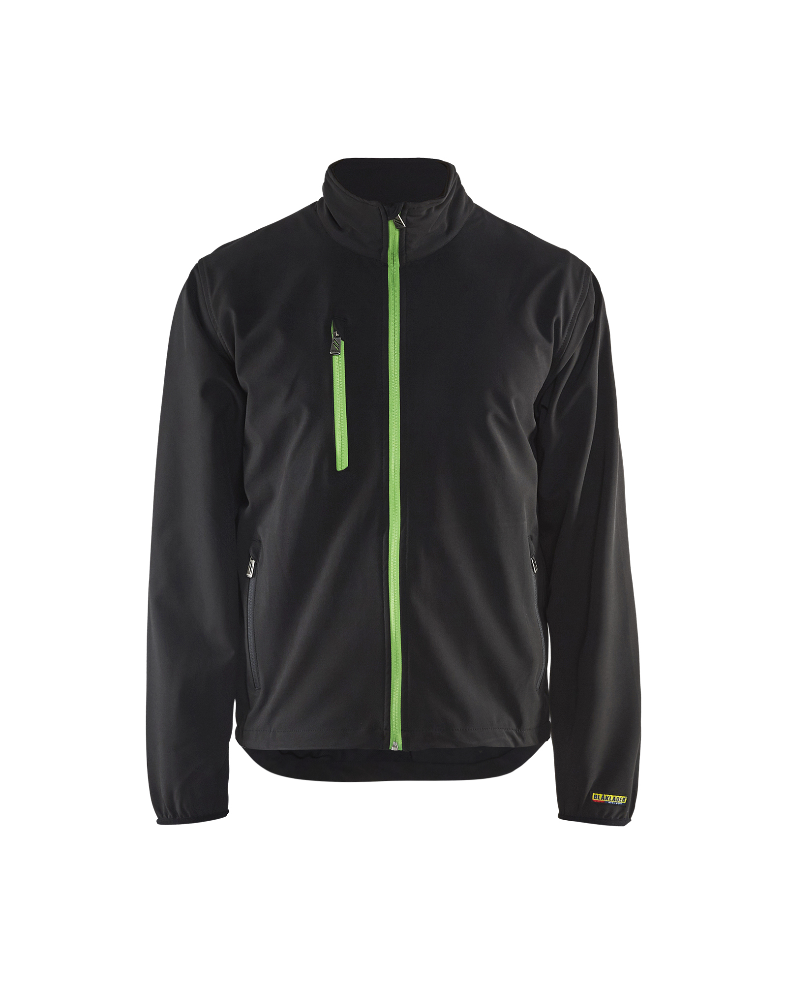 Veste Softshell stretch 2D Blåkläder 4952 Noir/vert Blaklader - 495225189944