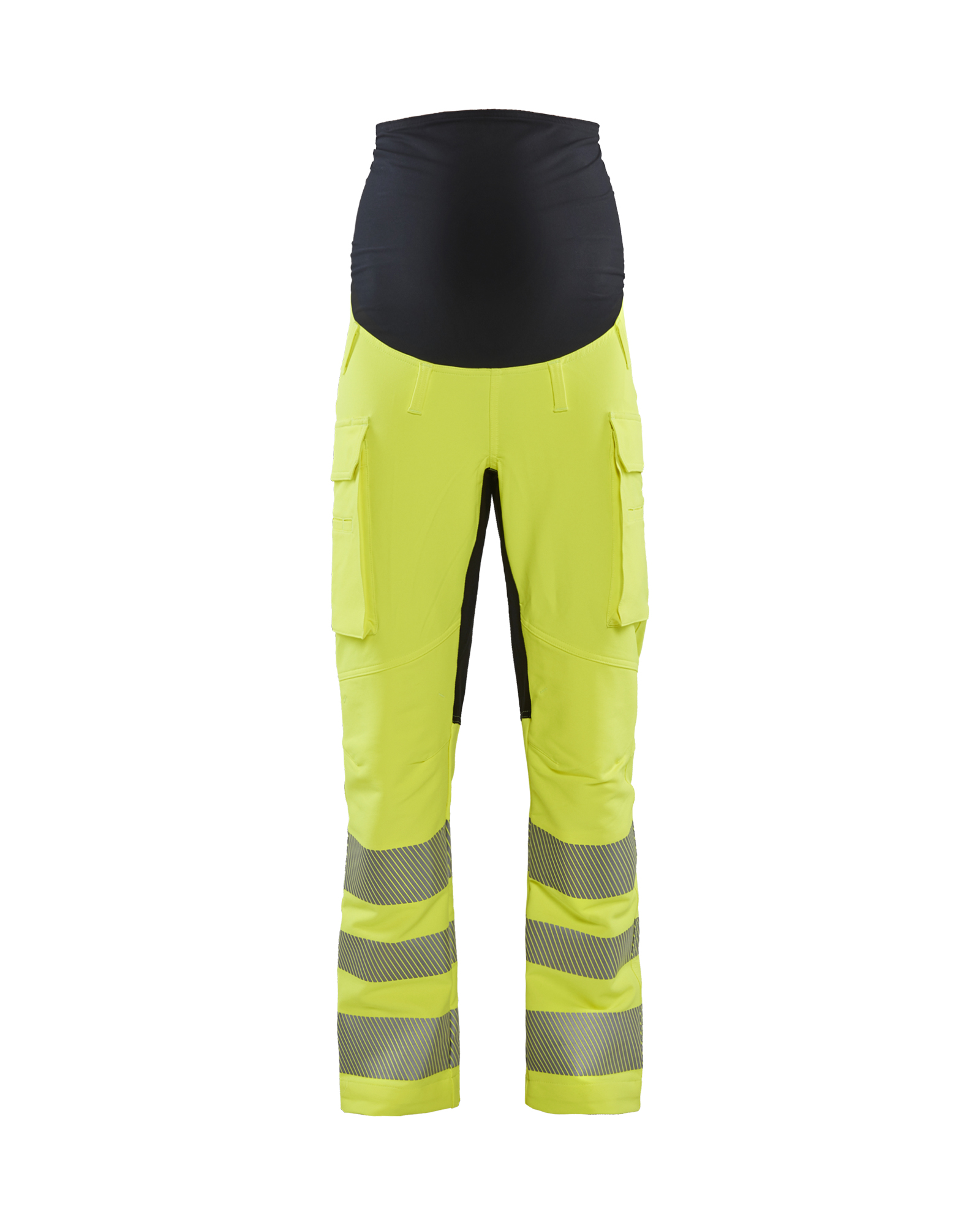 Pantalon de grossesse haute-visibilité stretch 4D Blåkläder 7100 Jaune fluo/Noir Blaklader - 710016423399