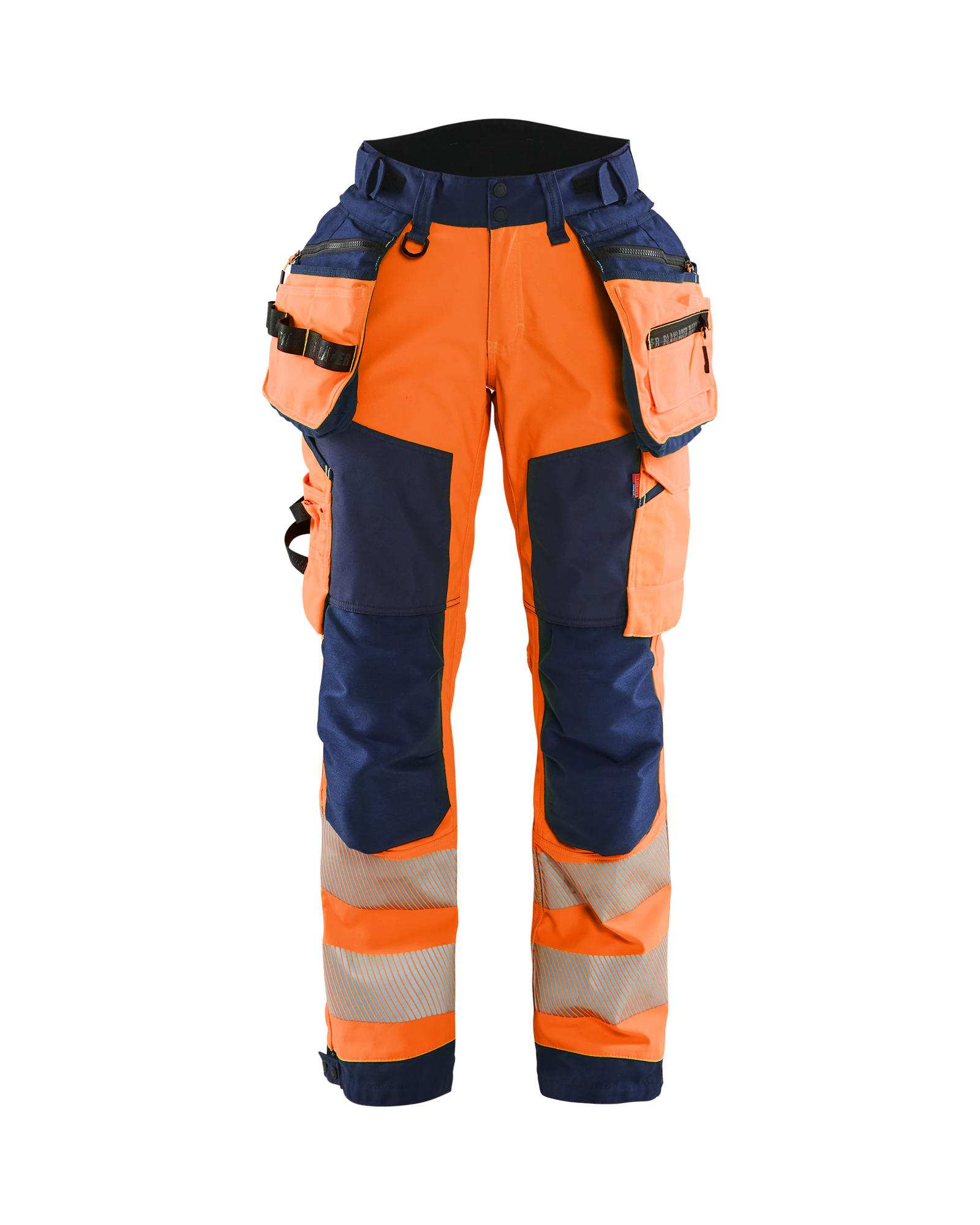 Pantalon Softshell Haute-visibilité Femme Blåkläder 7118 Orange fluo/Marine Blaklader - 711825135389C
