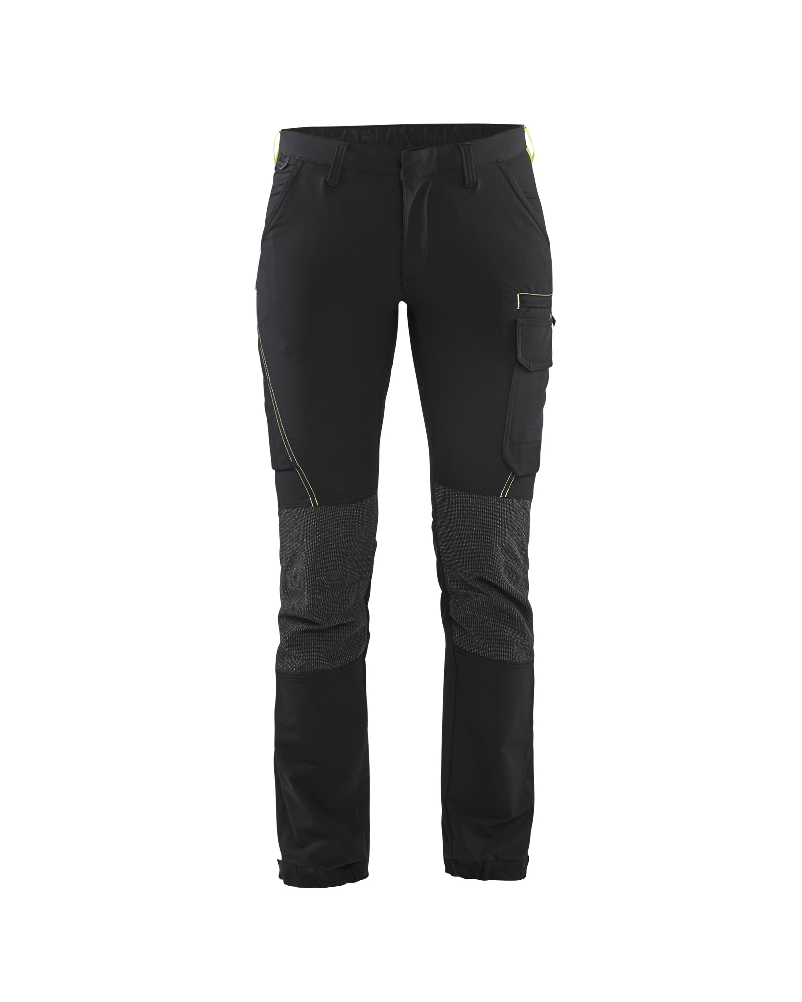 Pantalon maintenance stretch 4D femme Blåkläder 7122 Noir/Jaune fluo Blaklader - 712216459933