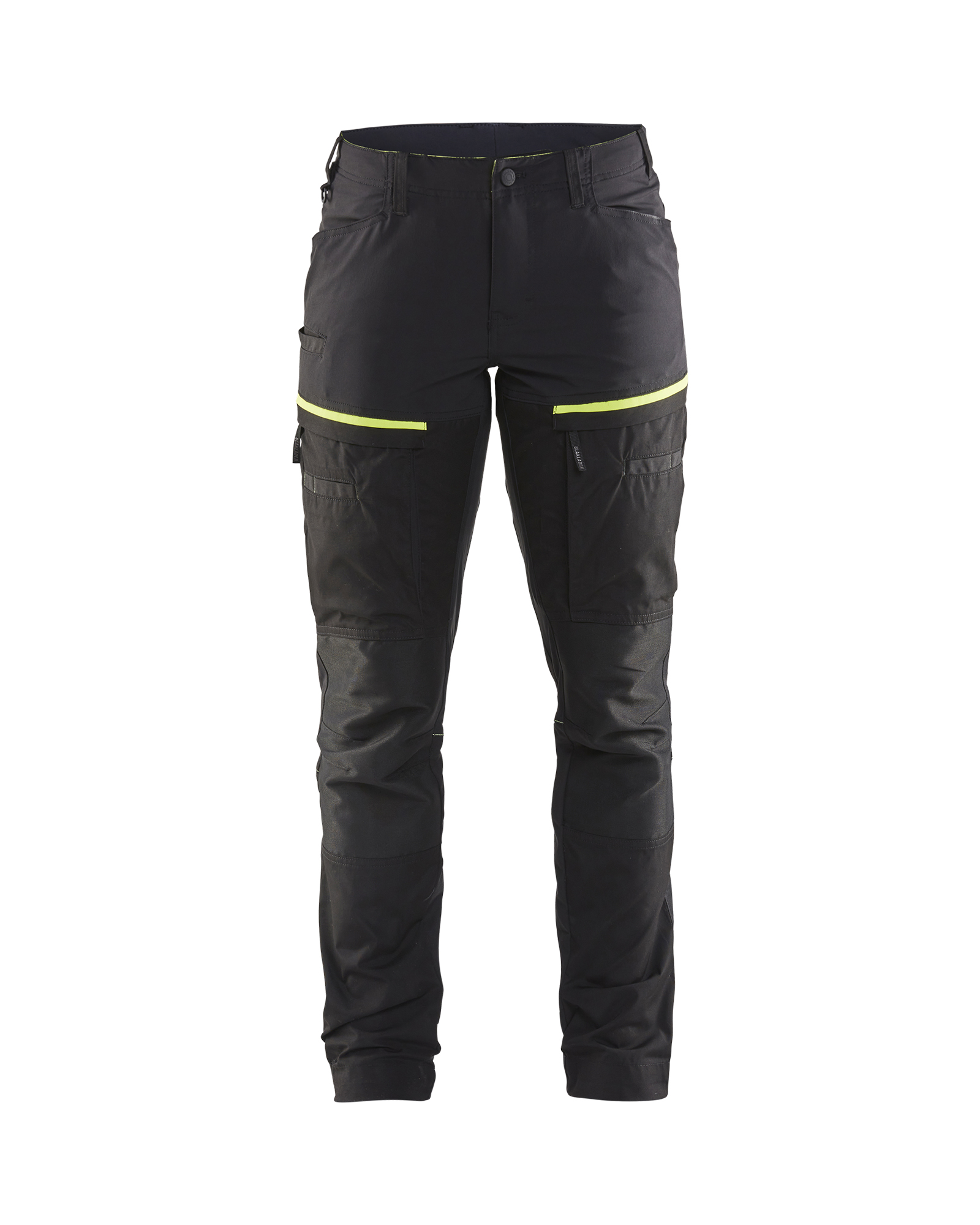 Pantalon maintenance +stretch femme Blåkläder 7166 Noir/Jaune fluo Blaklader - 716618459933C