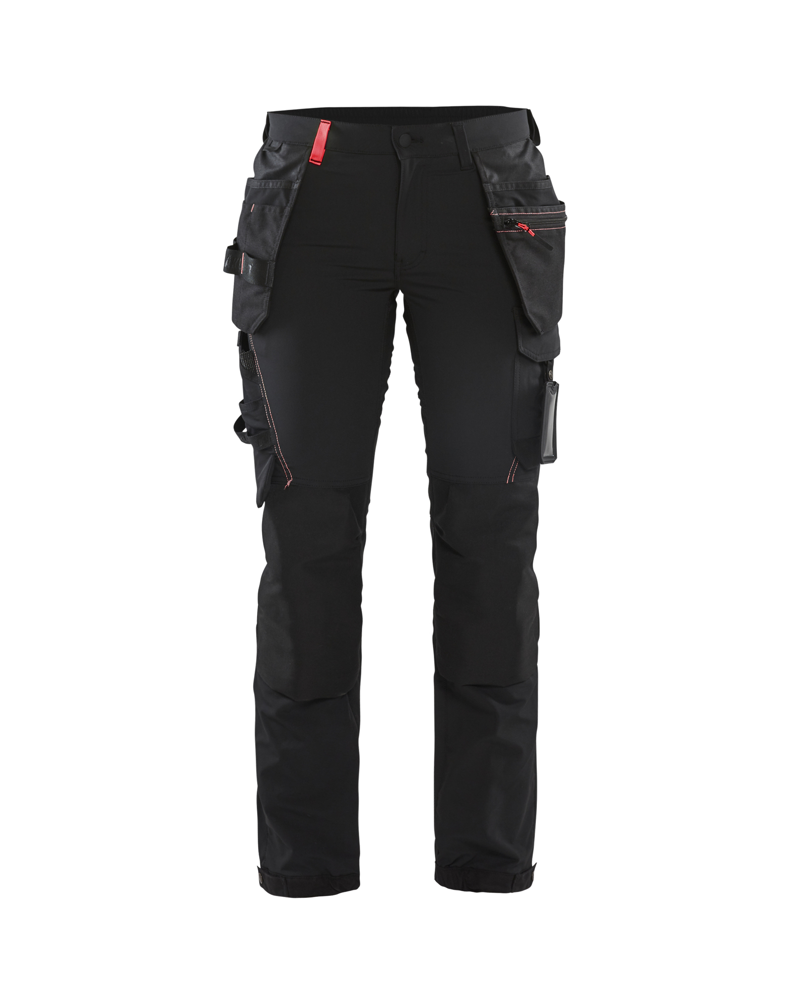 Pantalon artisan stretch 4D femme Blåkläder 7192 Noir/Rouge Blaklader - 719216459956C
