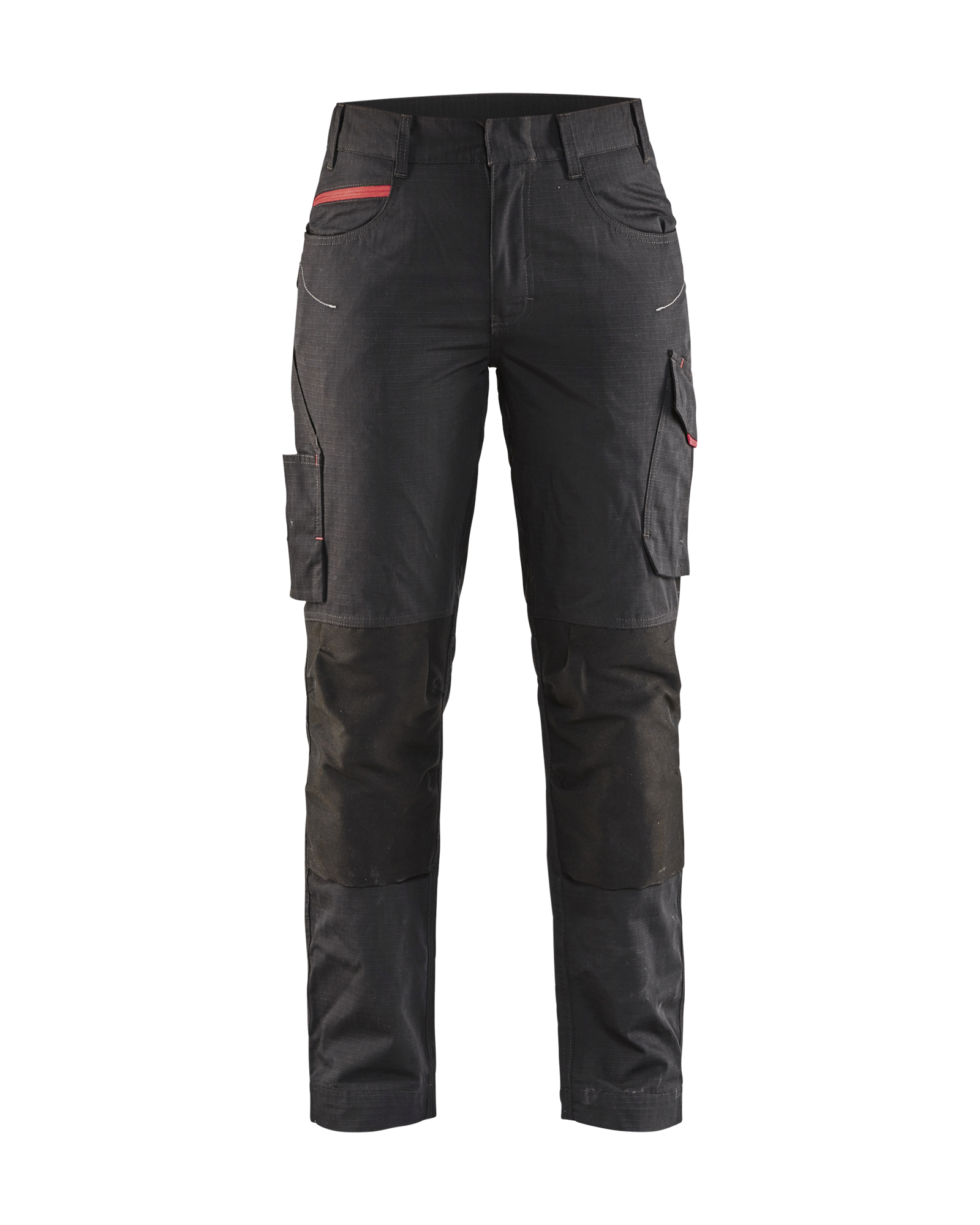 Pantalon maintenance +stretch femme Blåkläder 7195 Noir/Rouge Blaklader - 719513309956C