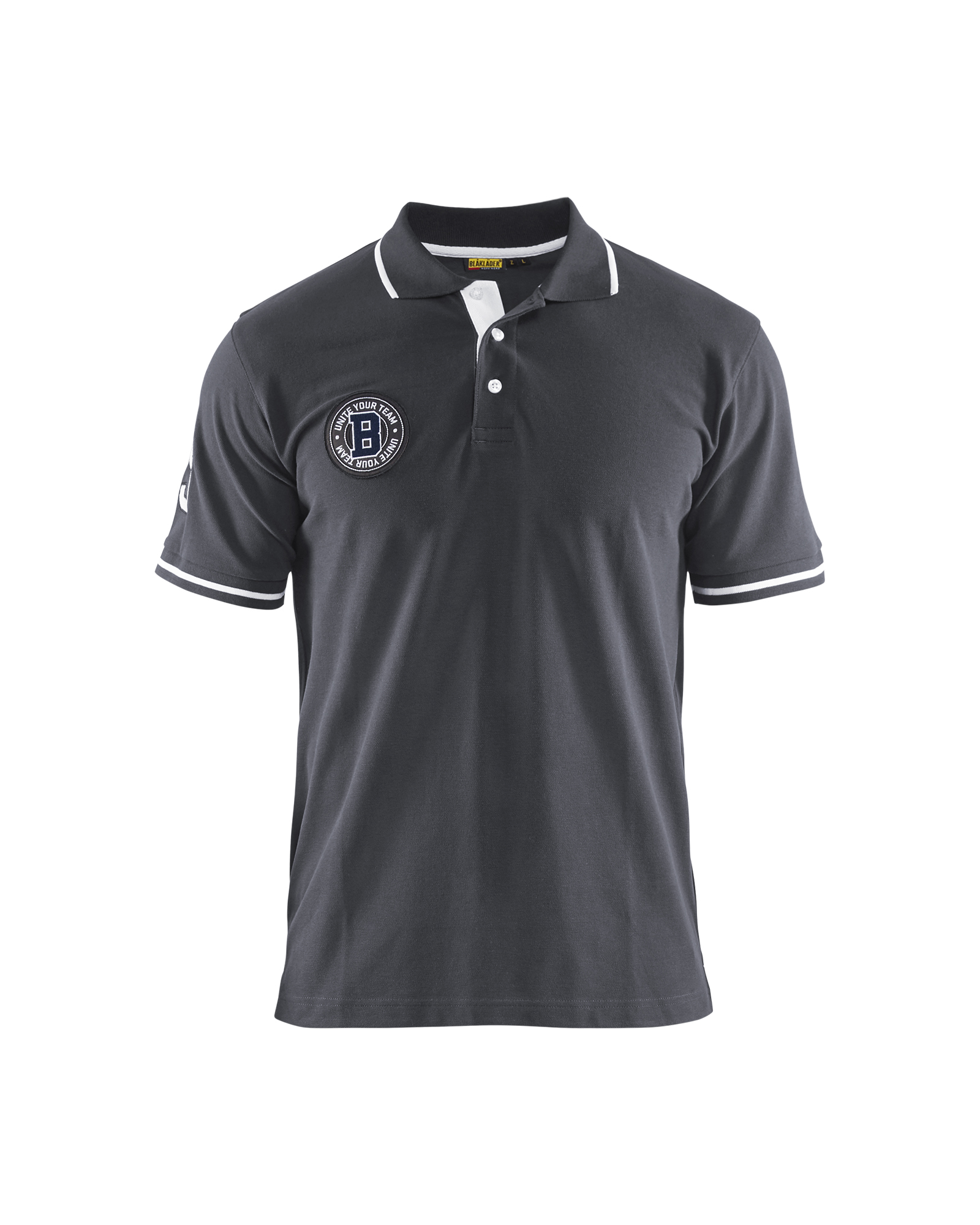 Polo édition limitée Blåkläder 9175 Gris foncé/Blanc Blaklader - 917510509810