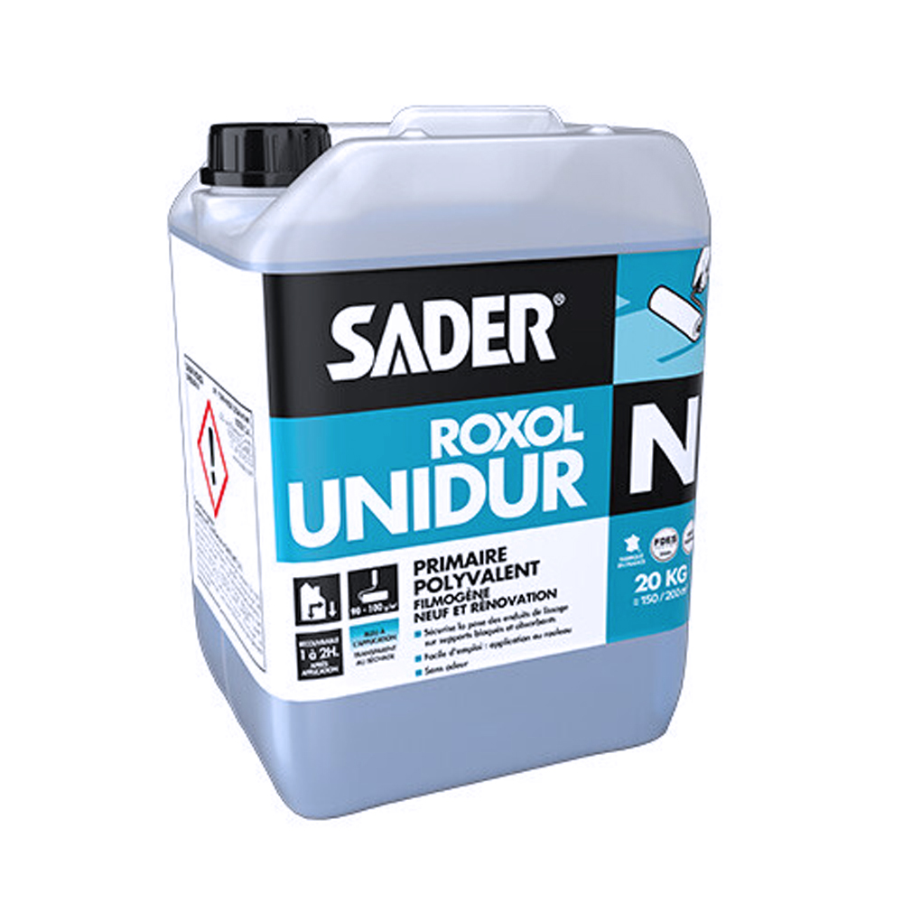 Primaire de sols ROXOL UNIDUR N translucide bleu - 20KG - BOSTIK - 30047911