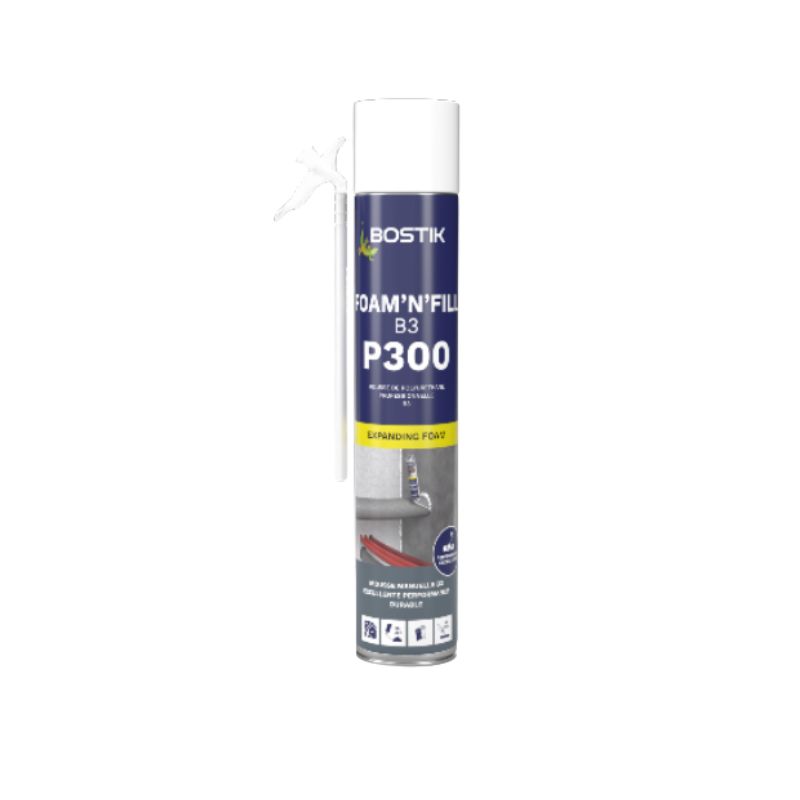 Mousse polyuréthane FOAM’N’FILL B3 P300 - blanc 750ml - Lot de 12 - BOSTIK - 30623863