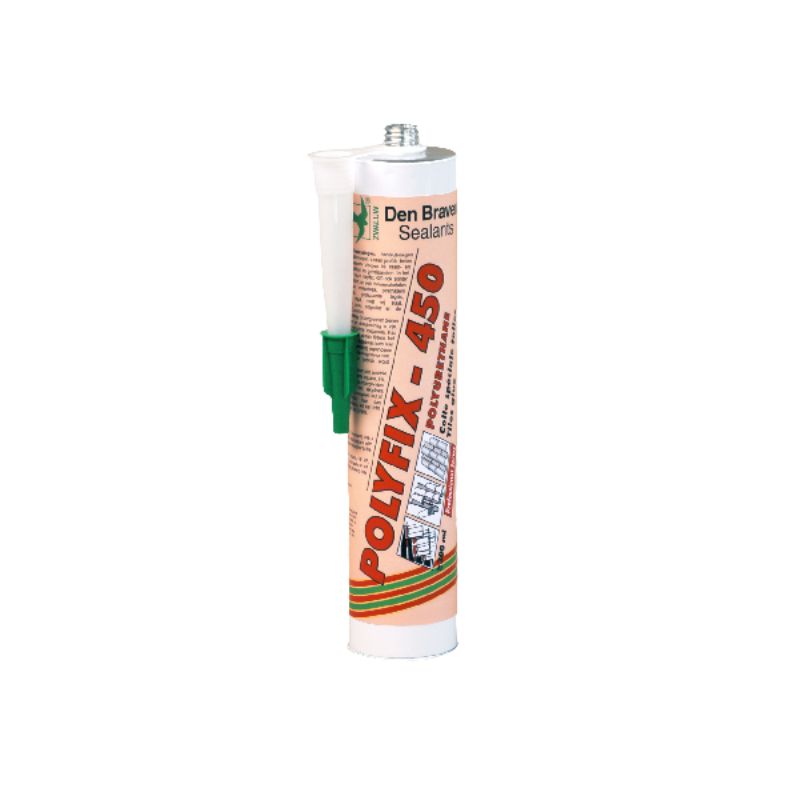 Mastic colle polyuréthane Polyfix 450 Terre cuite - 300ml - Lot de 25 - DEN BRAVEN - 31000375