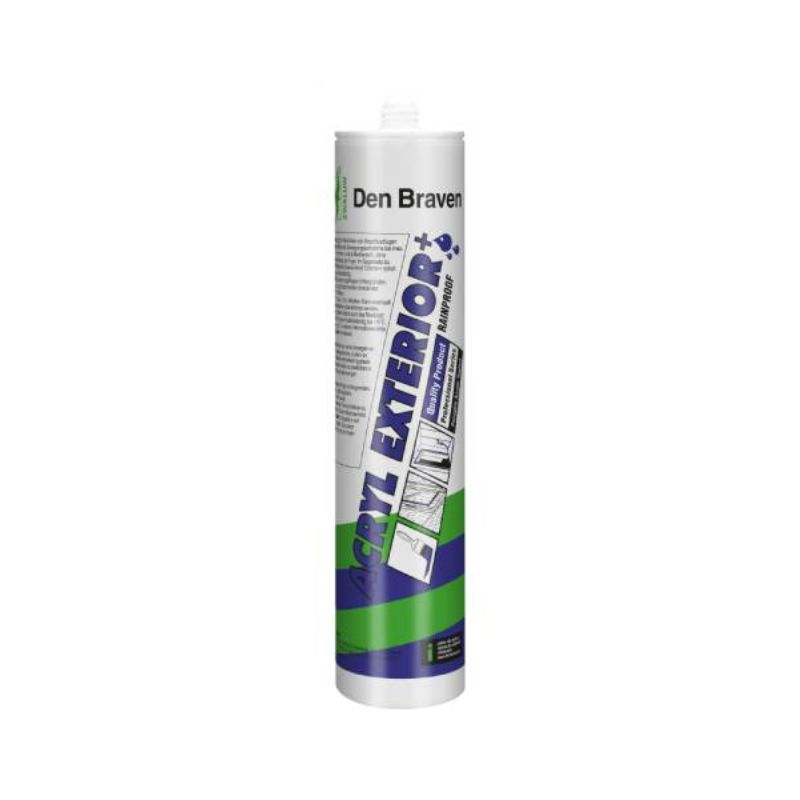 Mastic acrylique de haute qualité Acryl 306 Blanc 300ml - Lot de 25 - DEN BRAVEN - 31000638
