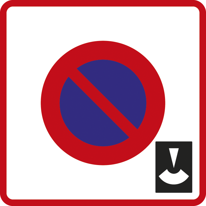 Panneau carré Entrée Zone Stationnement Limité Panneau disque 700 Ecolign B6b3 cl1 - NADIA SIGNALISATION - CAR700E1B6b3