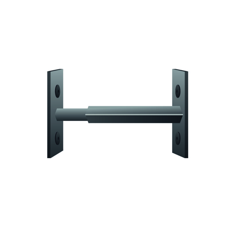 Barre de sécurité noire télescopique 55/103 cm pour fenêtre 13/26cm - MOTTEZ - B943V