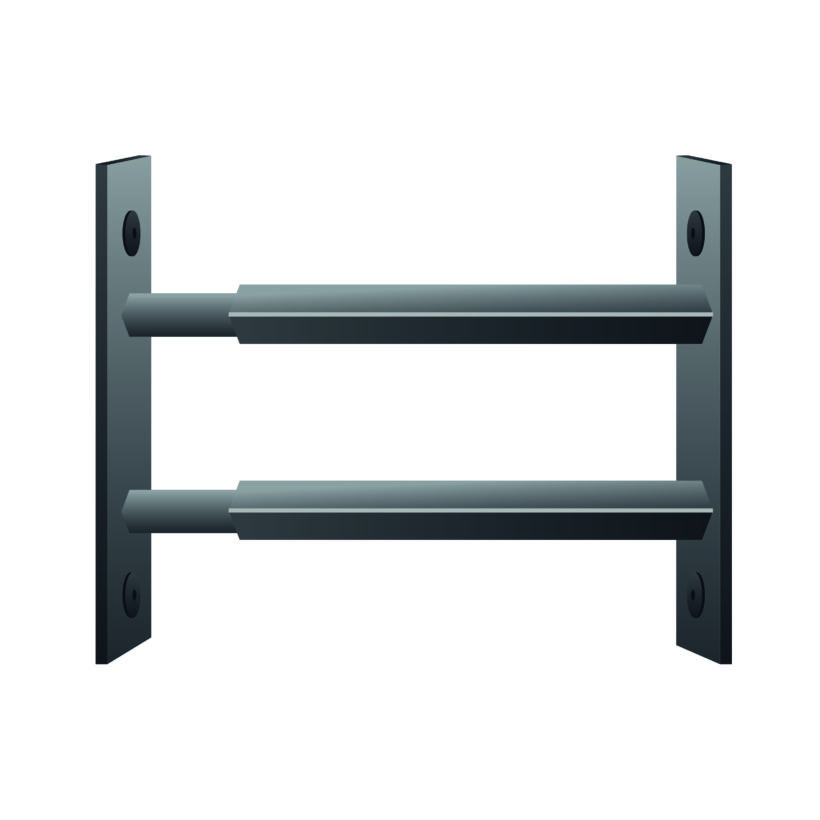 Barre de sécurité noire télescopique 99/188 cm pour fenêtre 26/39cm - MOTTEZ - B947V