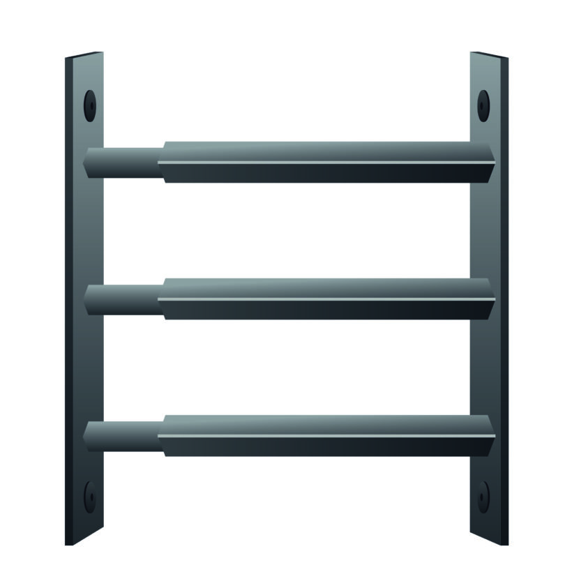 Barre de sécurité noire télescopique 99/188 cm pour fenêtre 39/52cm - MOTTEZ - B948V