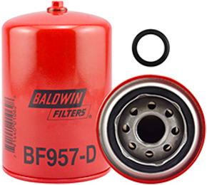 FILTRE CARBURANT, VISSABLE (CUVE METALIQ UE) / AVEC DRAIN - BALDWIN - BF957-D équivalence HIFI SN105C