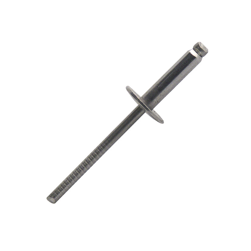 500 rivets standards à inox A2/inox A2 à tête extra large à Ø4x16mm - SCELL-IT - BTX4016-BC
