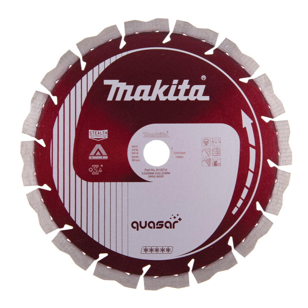 D.DIAM QUASAR230 3D SILENCIEUX MAKITA - B12712