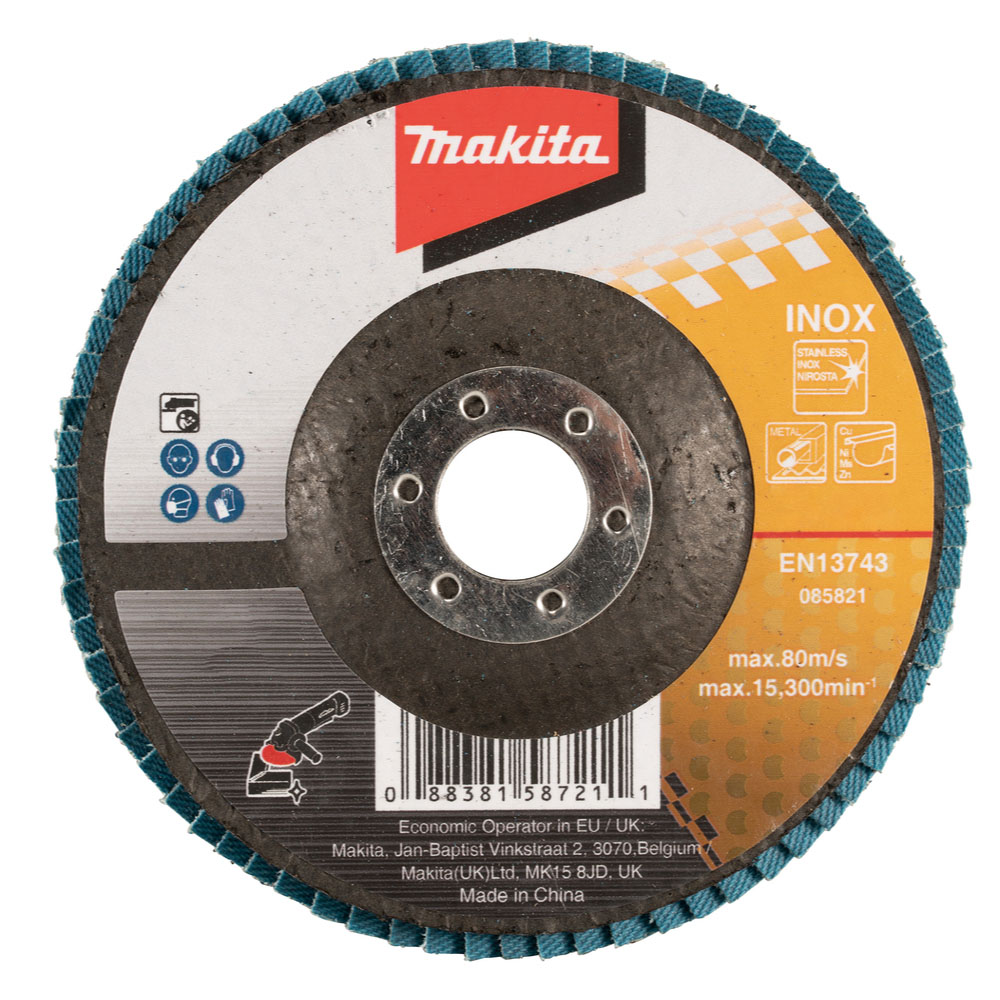 Plateaux à lamelles premium Zirconium x125 Z120 MAKITA - B22816