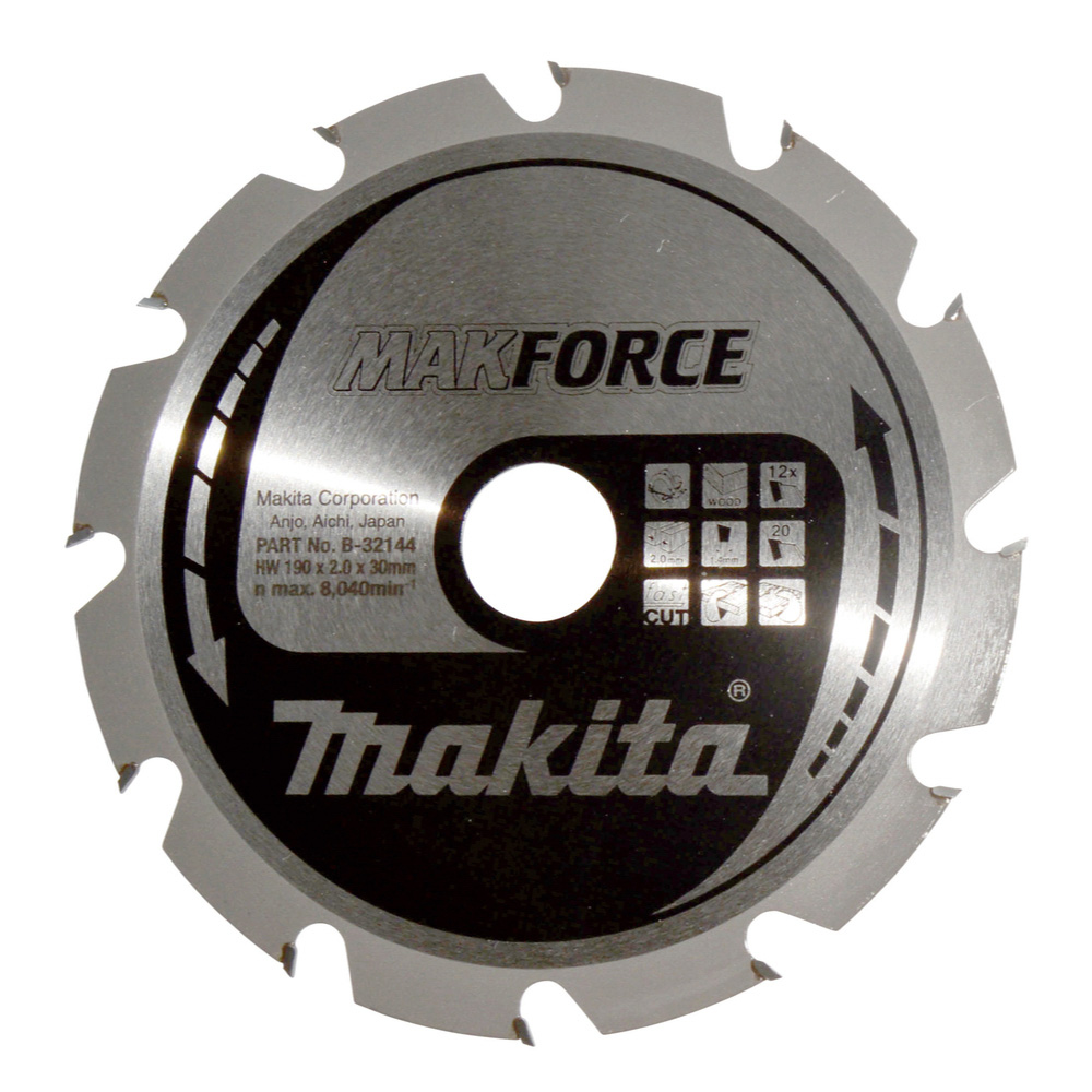 LAM TCT PO MAK 190/30/12 BOIS MAKITA - B32144