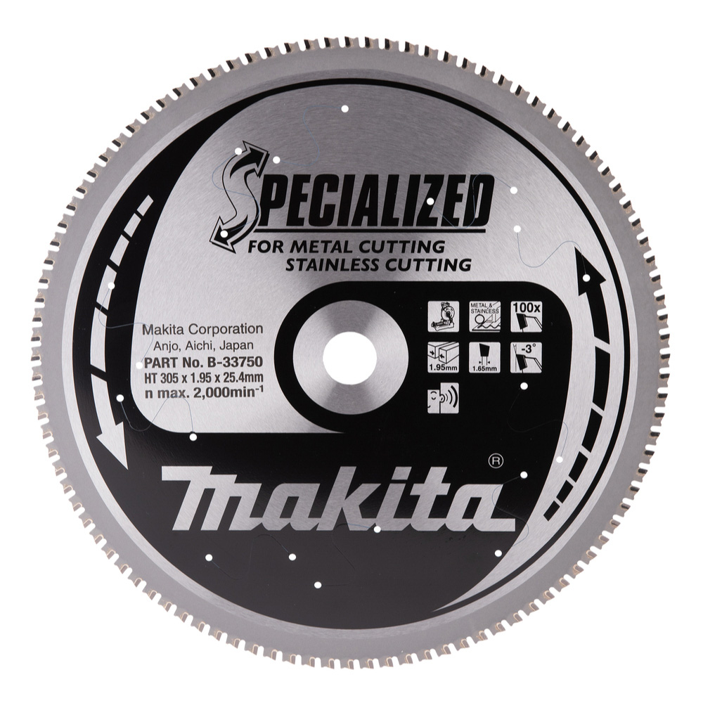LAM TCT ST SIL 305/25/100 INOX MAKITA - B33750