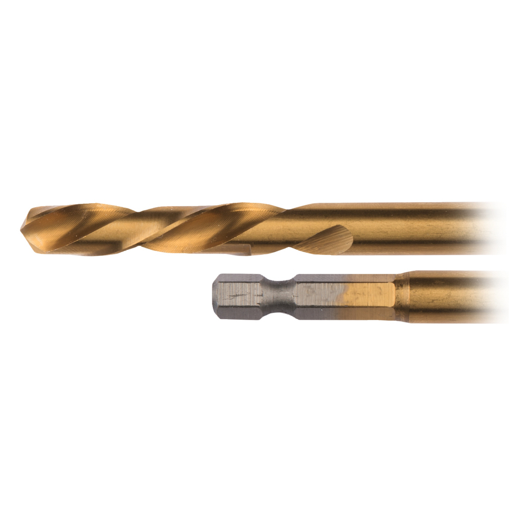Forets MAKITA courts à métaux HSS titane pour visseuses à chocs 3.5X70 - B50918