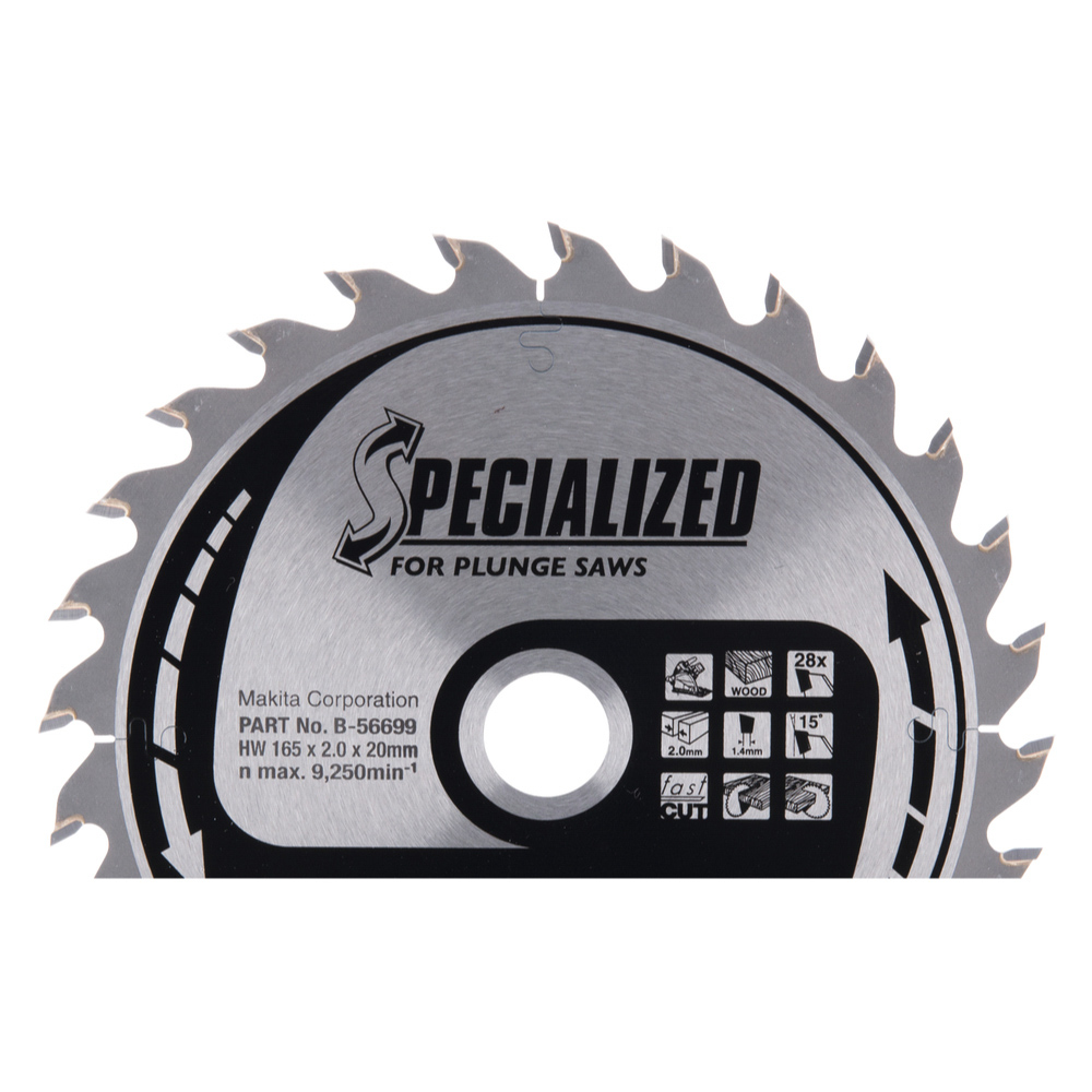 LAMES CARBURES MAKITA POUR SCIES PLONGEANTES À BATTERIE-B-56699