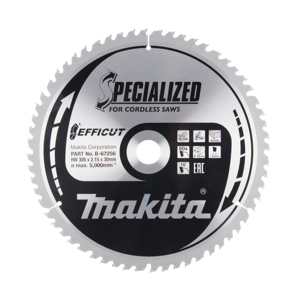 LAME CARBURE EFFICUT 305x30x60T MAKITA - B67256