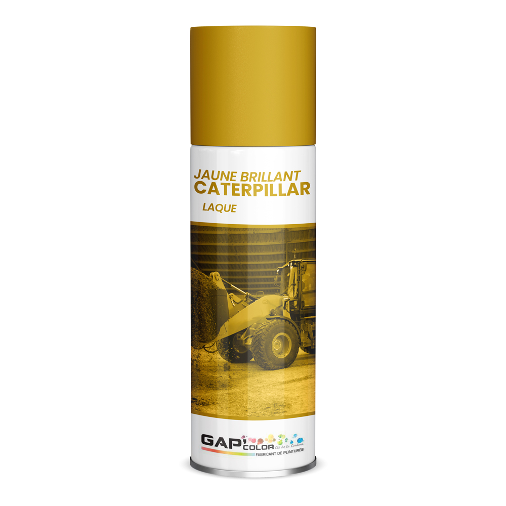 LAQUE BRILLANTE JAUNE CATERPILLAR 1KG