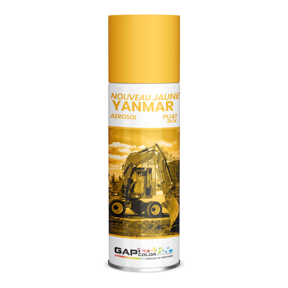 AEROSOL NOUVEAU JAUNE YANMAR 400ML
