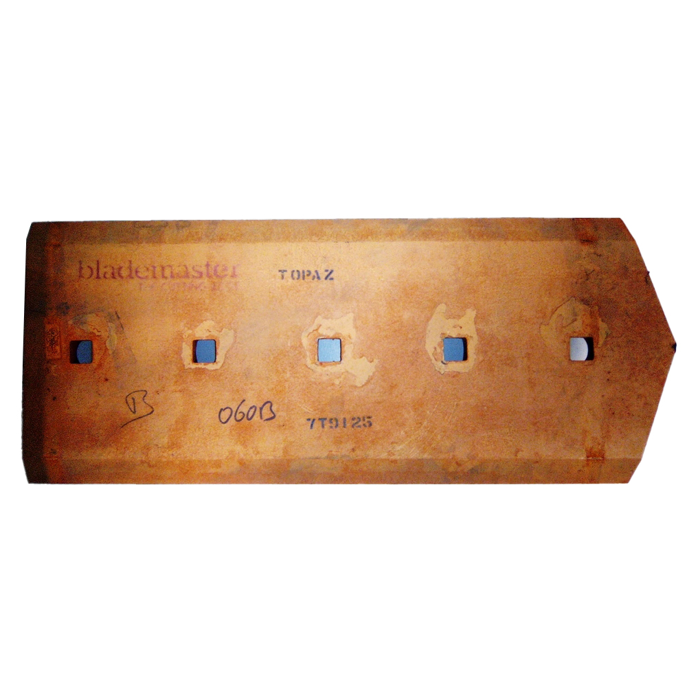 Contre lame de godet latérale reversible 5 trous en 1