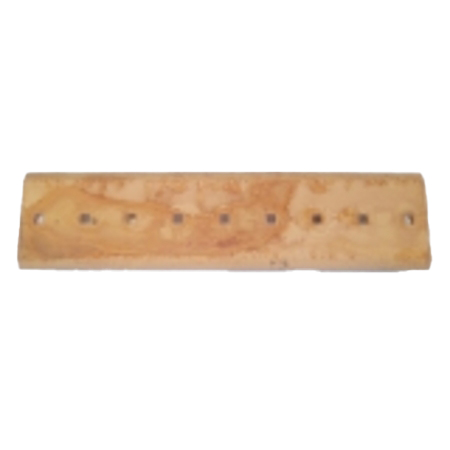 Contre lame de godet centrale reversible 9 trous en 1